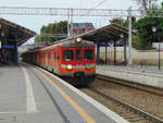 Polregio EN71 017 wartet in Gdansk Glowny auf ihre Abfahrt. Am 04.08.2020