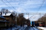 EN76-003 Schlesiche Bahnen als der Sonderzug Franc Jozef Katowitz-Teschen und EN57-093 das PKP Regio Teschen-Czechowitz Dzieditz also alt und neu auf der Bahnhof Teschen am 18.12.2011.