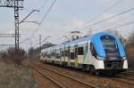 EN76 007 mit einer Regionalbahn bei Katowice-Załęże in richtung Katowice Głwny und dan weiter nach Czestochowa(14.04.2012)  