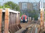 Rollender Flimmerkasten -  EN76-032d kurz vor der ankunft in Poznan Garbary am 4.5.2014