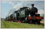 Auch eine englische Gastlokomotive, GWR 5521,  war bei der Parade in Wolsztyn am 3.5.2008 vertreten.