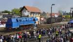 30.04.11, Wolsztyn ; tschechische 477 043 bei der Parade vor dem Stw WL