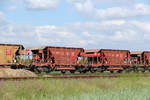 In Strzalkowo (PL) konnte ich diese Güterwagen vom Typ Facc der DB Cargo Polska S.A.