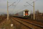 EP09-038 mit EC Praha in Czechowice-Dziedzice am 05.02.2007; Letzte Wagen - PKP IC 1.Klasse Wagen