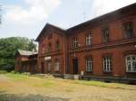 Bahnhof Bad Ziegenhals (Glucholazy) auf polnischem Gebiet.