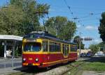 STRASSENBAHNBETRIEBE IN POLEN  Strassenbahn LODZ  Auf dem Strassenbahnnetz sind auch Gebrauchtwagen aus Bielefeld, Ludwigshafen und Mannheim im Einsatz.