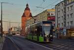 Seit Mitte 2020 fährt in Gorzow die Straßenbahn wieder wenn auch nur noch nicht auf dem ganzen Netz. Es wurden 14 neue Pesa Twist beschafft um die Alt Fahrzeuge zu ersetzen. Hier fährt ein Pesa Twist durch die Innenstadt von Gorzow.

Gorzow 12.02.2022