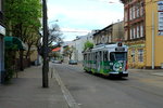 Von den Zweirichtungs-Sechsachsern der Firma Wegmann sind noch neun Fahrzeuge in Gorzow im Einsatz.