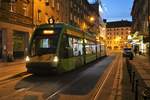 MPK Poznan Solaris Tramino Wagen 519 am 14.07.18 in Posen (Polen) auf der Linie 5 nach Gorzyn