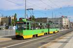 MPK Poznan Kontsal 105Na Wagen 312+313 am 16.07.18 in Posen (Polen)