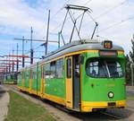 MPK Poznan Düwag GT8 Wagen 698 (ex Düsseldorf) am 16.07.18 in Posen (Polen)