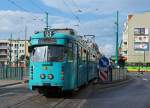 STRASSENBAHNBETRIEBE IN POLEN  Strassenbahn POSEN  Auf dem Strassenbahnnetz sind auch Gebrauchtwagen aus Düsseldorf und Frankfurt am Main zu sehen.