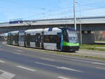 Der Tw 828 auf der most labudy Straße,am 20.April 2019,in Szczecin.