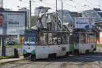 SZCZECIN (Woiwodschaft Westpommern), 15.10.2019, Straßenbahn Zug Nr.