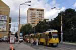 T6A2D Wagen:233 an der Haltestelle Szczecin-Odzieżowa (08.08.2012)