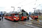 Straenbahnen in Chebzie (04.01.2012)