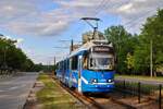 EU8N HL438 (ex. Wien E6 4943) in der ul. Kocmyrzowska kurz vor der Haltestelle Teatr Ludowy. (13.05.2026)