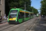 MPK Poznan Solaris Tramino Wagen 525 am 16.07.18 in Posen (Polen)