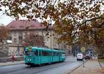 MPK Poznan Düwag GT8 Wagen 901 (ex Frankfurt) am 14.11.18 in Posen (Polen).