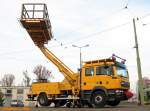 Zweiwege Turmwagen MAN TGM18.240/Montraks 6PS - 2200, 22.11.2009 (Tag der offenen Tr in Depot Forteczna)