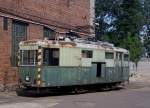 STRASSENBAHNBETRIEBE IN POLEN
Historische Strassenbahnen LODZ
Der Arbeitstriebwagen 22101 vor dem Trammuseum Lodz aufgenommen am 20. August 2014.  
Foto: Walter Ruetsch