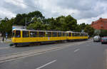 Am 23.06.2018 fuhr diese Tatra Tatra T6A2D  227  auf der Linie 3 durch Stettin.