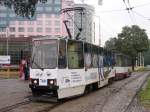 Die Straenbahnlinie 9 in Szczecin. Aufgenommen am 11.08.07