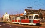 Tw 606 der Straenbahn Szczecin/Stettin im September 1976 (Brama Potowa/Berliner Tor)