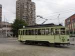 Historischer Straenbahnwagen  Juliusz  im Frhjahr 2012 am Plac Grundwaldzki (Scheitniger Stern)