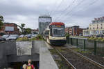 Danzig (Gdánsk) - Pesa 120Na (1017) - Das erste Fahrzeug wurde Oktober 2010 in den Dienst gestellt. ZKM Gdańsk beschaffte 35 Wagen. Wagennummern 1011 bis 1045. Aufnahme: 12. August 2019.