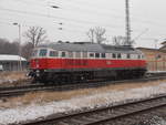 Seitenansicht von der EWR 232 189,am 04.Februar 2018,in Greifswald.