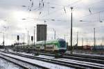 11 neue Steuerwagen am 22.11.2008 im DB Bahnhof Guben