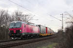 Laude 193 488 (370 034) mit dem polnischen CLIP KLV in Duisburg Friemersheim. Am 17.02.2021