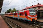 Polregio EN57 (modernisiert) 122 610-0 am 18.07.18 in Rzepin (Polen)