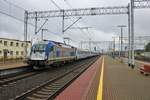 PKP IC Siemens Taurus 370 010 1251 am 18.07.18 in Rzepin (Polen) mit dem EC nach Warschau