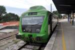 COIMBRA (Distrikt Coimbra), 24.09.2013, Wagen 0365 als Regionalzug nach Caldas da Rainha im Bahnhof Coimbra-B, dem etwas außerhalb der Stadt gelegenen Fern- und Regionalbahnhof