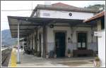 Bahnhof Tua Breitspurseite. Die Schmalspurzge nach Mirandela wrden auf der Rckseite abfahren, wenn sie denn fahren wrden. (17.05.2011)