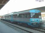 Diesel-Triebzug BR 0450 am 06.05.2003 im Bahnhof Porto Campanha.