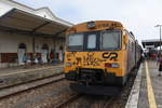 SÃO MARTINHO DO PORTO (Distrikt Leiria), 23.08.2019, Zug Nr. 078M als Regionalzug nach Caldas da Rainha im Bahnhof São Martinho do Porto