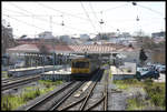 Blick am 20.3.2018 auf den Kopfbahnhof Cascais.