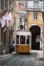 Ascensor da Bica oberhalb der Talstation. (Archiv 06/92)