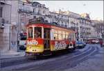 Zur Abwechslung die Linie 3 zwischen Praca do Commercio und dem Bahnhof Sta Apolonina in Lissabon (1990).