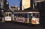 Lissabon Tw 240 und 726 in der Avenida Dom Carlos I, 13.09.1991.