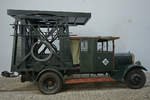 Dieser Hansa-Lloyd wurde 1929 in Deutschland erworben. Das Fahrzeug ermöglichte eine größere Flexibilität bei der Instandhaltung der Oberleitungen in Porto. (Museu do Carro Eléctrico Porto, Januar 2017)