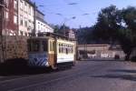 Porto Tw 221 in der Rua do Ouro, 15.09.1990.