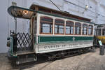 Straßenbahnwagen No.163 war Ende Januar 2017 im Museu do Carro Eléctrico Porto, dem Straßenbahnmuseum im historischen Kraftwerk von Massarelos ausgestellt.