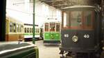 Porto Elétricos__Museu do Carro Eléctrico__Oberleitungs-Montagewagen Nr.49 und Tw 267 von 1930.__06-2000