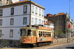 Portugal, Porto
Tram 205 auf Linie 1 richtung Passeio Alegre, am rua Nova da Alfandega
17/9/2018.