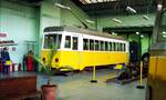 Lissabon__Museu da Carris__Verkehrsmuseum der Verkehrsbetriebe__Tw 904 [Ligeiro 4x; Santo Amaro 1947; in Betrieb bis 1989].