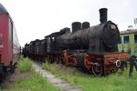 Dampflok 130.503 ist ausgestellt im Museum für Dampflokomotiven aus dem Bahnbetriebswerk Sibiu.